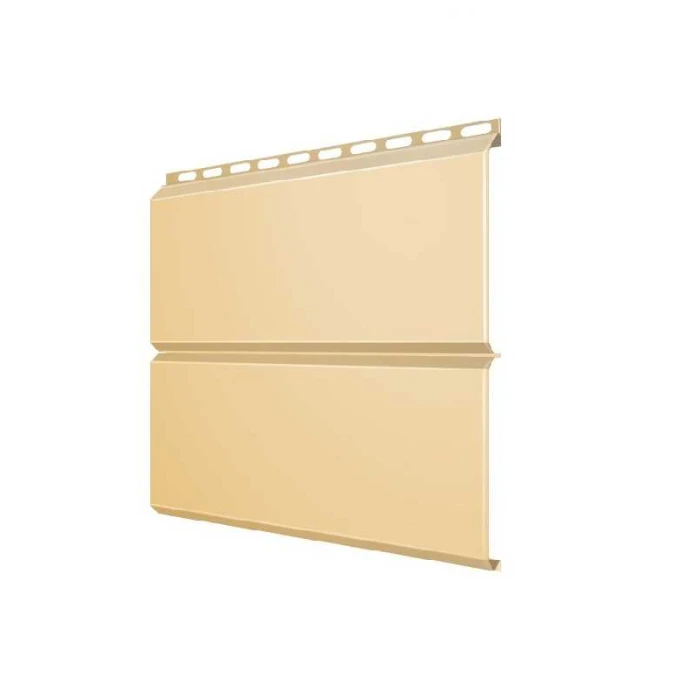 Металлический сайдинг Grand Line ЭкоБрус 0.45 мм PE RAL 1014 слоновая кость