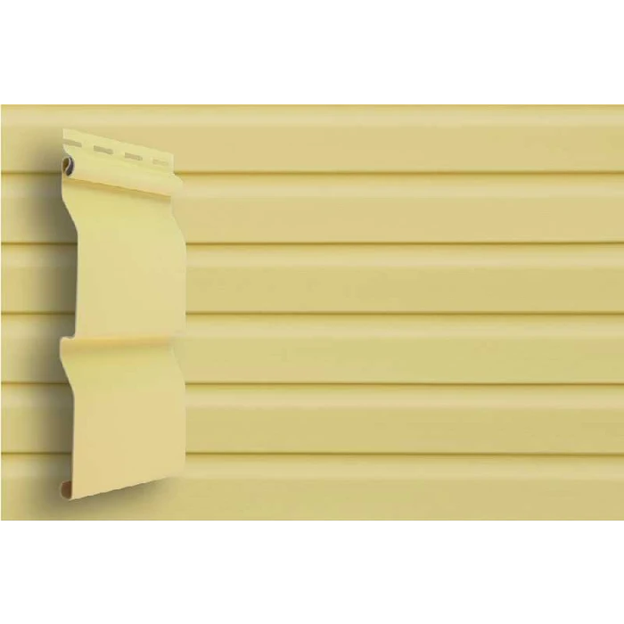 Виниловый сайдинг двухслойный Grand Line D4 Золотой песок 3,66